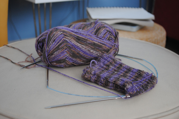 A sock is born.