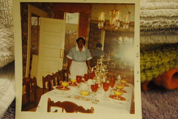This was Emma, my Great Aunts' and Uncles' housekeeper. She lived in a room off their garage.