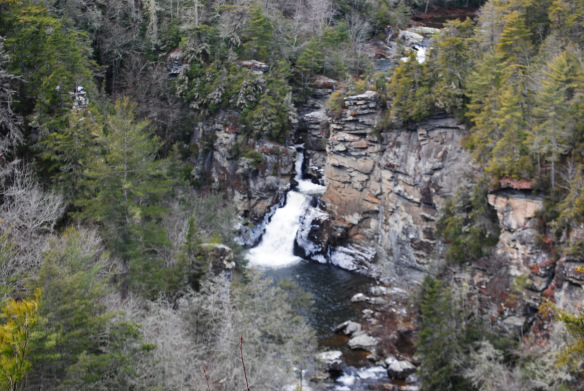 The falls.