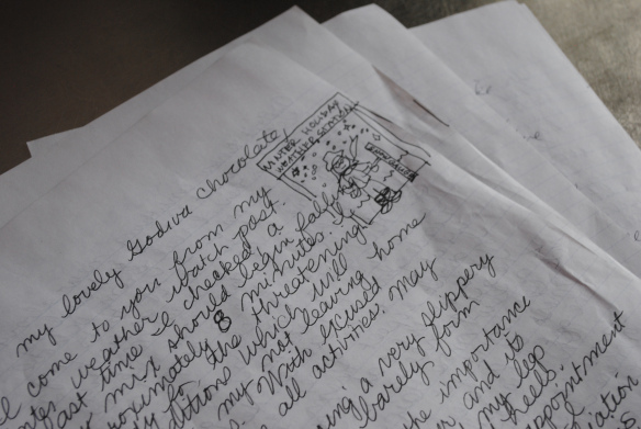 Letter to my sister.