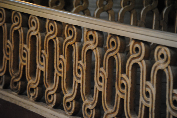 A railing.