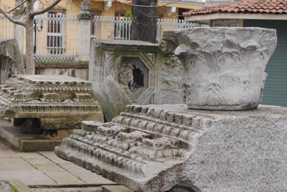 More excavated stone.