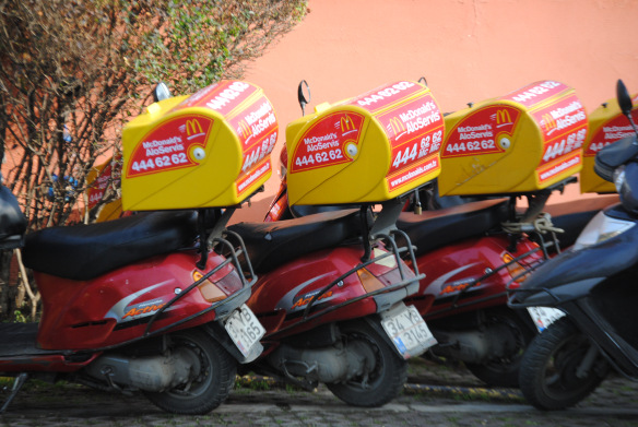 You can have your Big Macs delivered in Istanbul. Good to know.