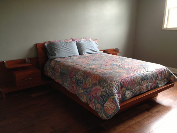 At last! A bed!