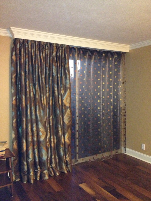 Drapes and sheers.