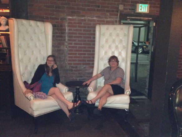 When they get so disappointed you have to let them sit in the special chairs for a few minutes.