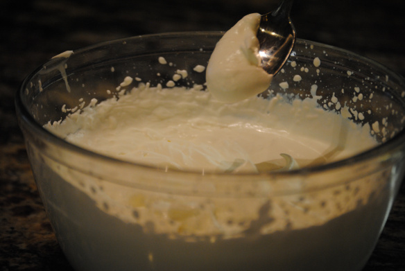 The situation called for whipped cream.