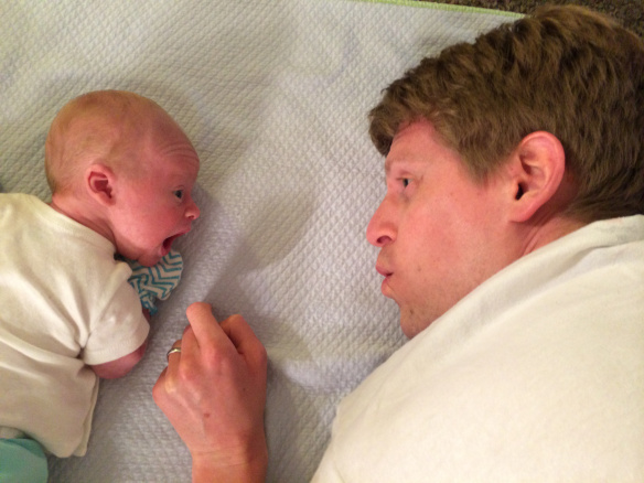 My sweet son in law. Now he's a Daddy.