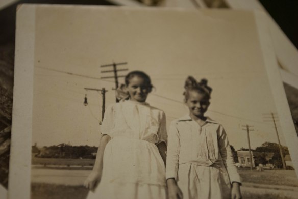 Rheba on the left, with my grandmother Blanche.