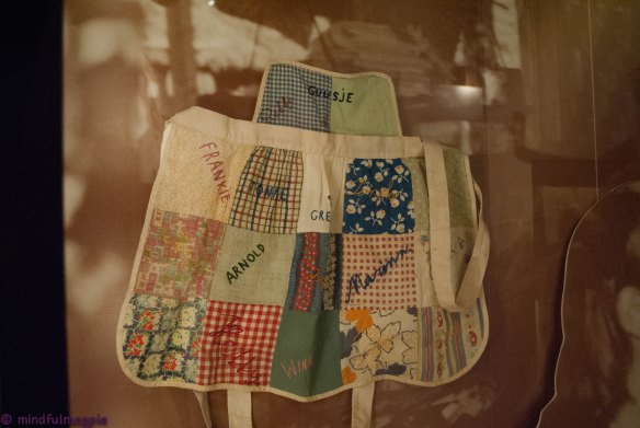 Sewing in an Indonesian prisoner of war camp.