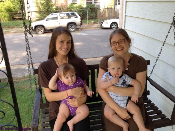 The Mommies with their babies.